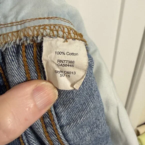 J.Crew Denim Shorts 28 Blue Cutoff Raw Hem 100% Cotton Classic Summer Style - Picture 2 of 4